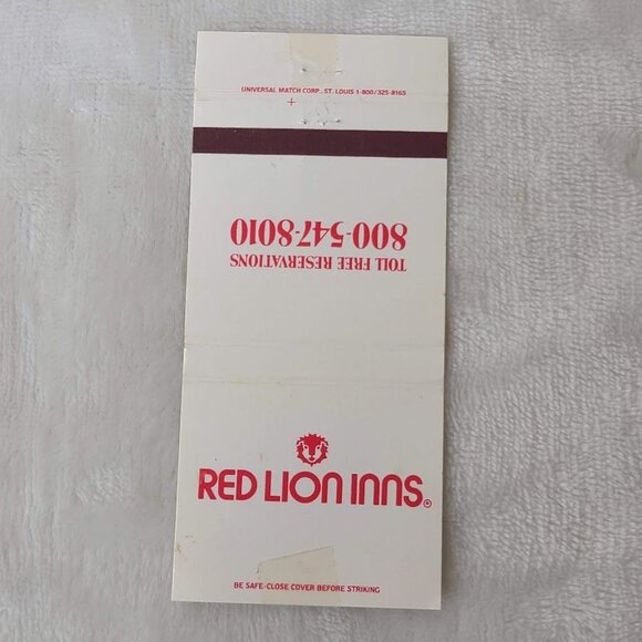 Vintage Matchbook Cover Red Lion Inn Various Locations Western US - Picture 4 of 5
